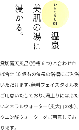 美肌の湯を絶景とともに